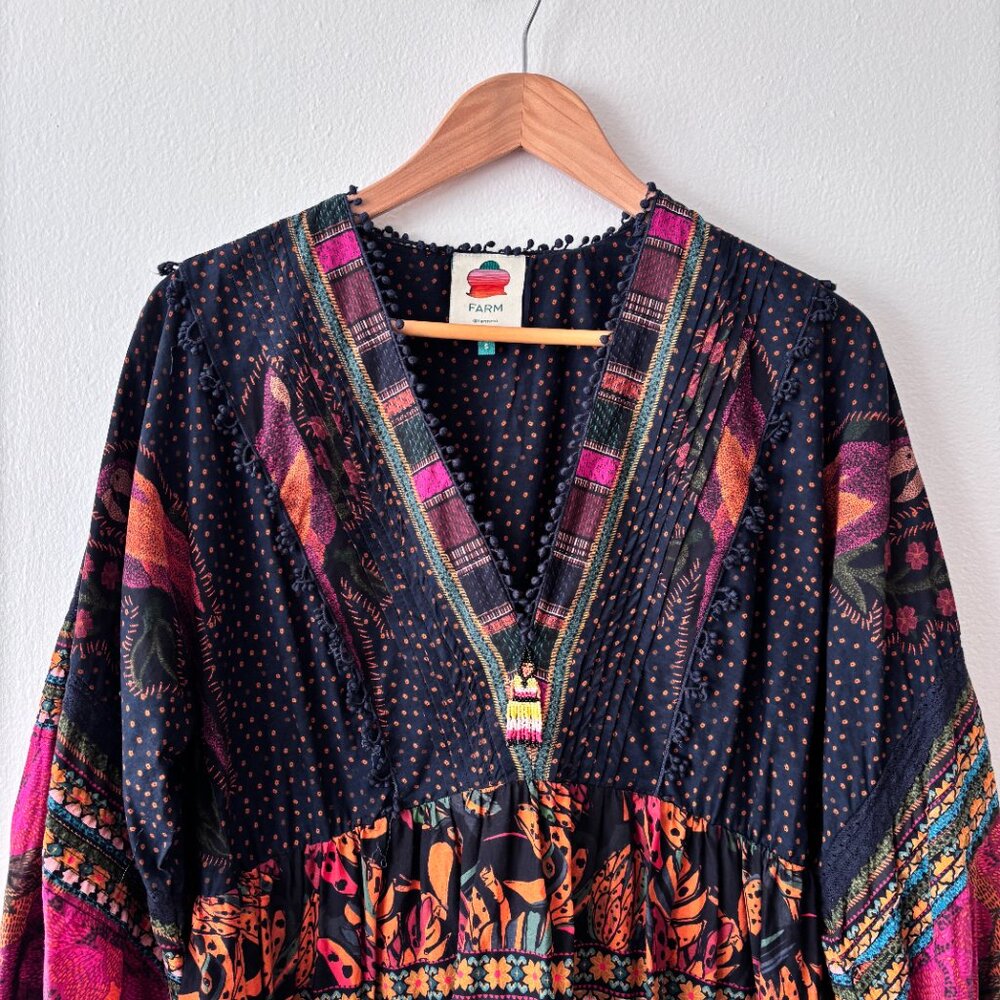 FARM Rio Mixed Patchwork Mini Dress - Picture 4 of 7